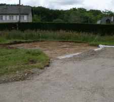 Décapage abri voiture fini