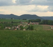 Vue du village depuis les hauteurs