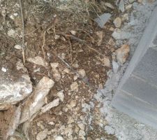 Pouquoi il est hors du parpaing.... :(