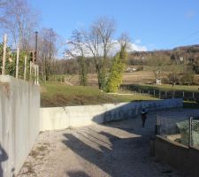 La vue &agrave; partir de l'all&eacute;e