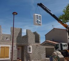 Installation des blocs "modénature, fenêtre, volets"
