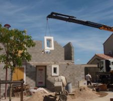 Installation des blocs "modénature, fenêtre, volets"