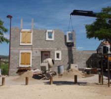 Installation des blocs "modénature, fenêtre, volets"