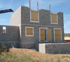 Installation des blocs "modénature, fenêtre, volets"