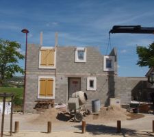 Installation des blocs "modénature, fenêtre, volets"