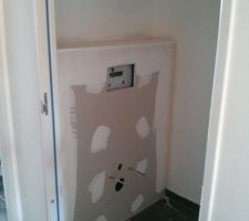 Coffrage WC rdc