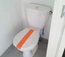 Toilette du rez de chaussé terminé