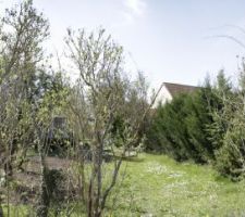 Vue terrain depuis rue