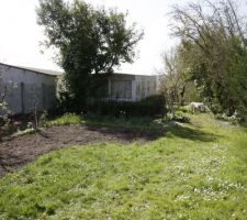 Vue terrain depuis moiti&eacute; terrain