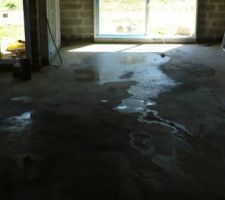 Nettoyage de la dalle