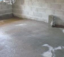 Nettoyage de la dalle supérieure