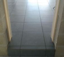 Carrelage du rdc en cours
