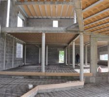 Coulage de la nouvelle chappe