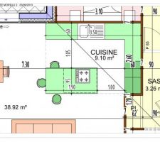 Idee Implantation pour notre cuisine