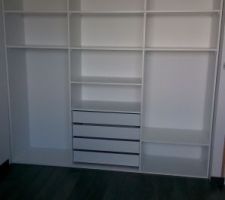 Placard de notre chambre fait de nos mains