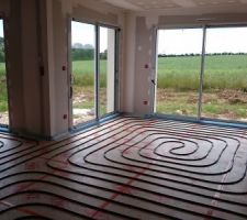 Le plancher chauffant dans la chambre