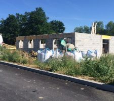 03/06 &Eacute;l&eacute;vation des murs. &Ccedil;a prends forme