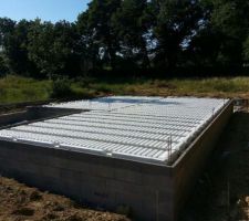 Plancher Isolant en place