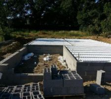 Plancher Isolant en place