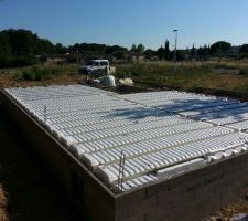 Plancher Isolant en place
