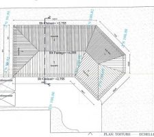 Plan Toiture du permis de construire