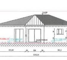 Permis de construire - Coupe SUD