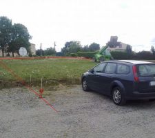 Terrain vue de l'avant