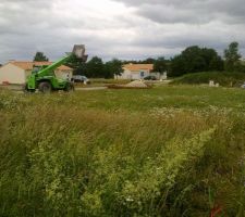 Vue du fond du terrain