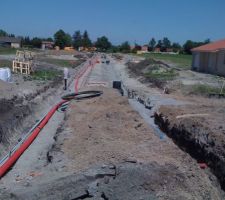 Terrain en cours de viabilisation