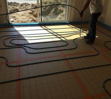 Installation plancher chauffant