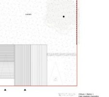 Voila le plan de mon jardin il est stipule ou qu il y a une butte!!