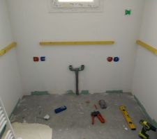 Préparation plan vasque