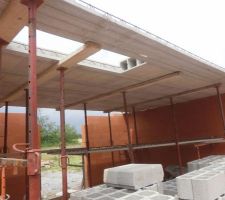 Commencement du plancher