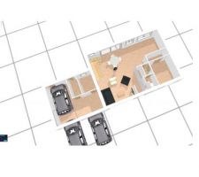 RDC en symtrie pour pouvoir crer un escalier central 3D