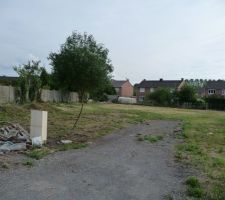 Terrain apr&egrave;s d&eacute;broussaillage