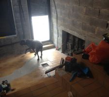 Le patio
Avant travaux