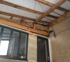 Le patio
Avant travaux