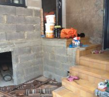 Le patio
Avant travaux