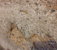 Probl&egrave;me mur sous sol par en poussi&egrave;re
