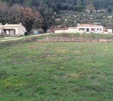 Et voici notre terrain avant travaux