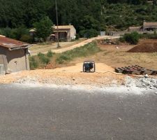 Finition de l'accès terrain