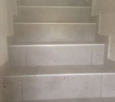 CARRELAGE ESCALIER EN COURS