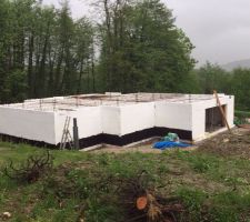 Dalle rdc prête à être coulée