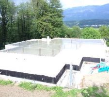 Détail dalle rdc coulée.