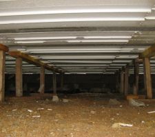 étais dans le vide sanitaire avant coulage de la dalle
