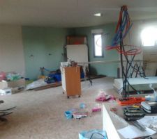 Le placo marine de la salle d'eau