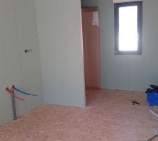 Le placo marine de la salle d'eau