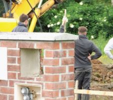 Commencement du terrassement