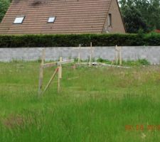 Chaises mise en place