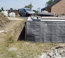 Préparation des drains